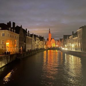 Winter Glow in the Heart of Bruges